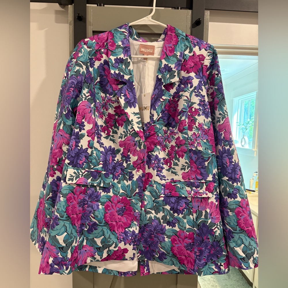 Show Me Your MuMu Vibrant Floral Blazer